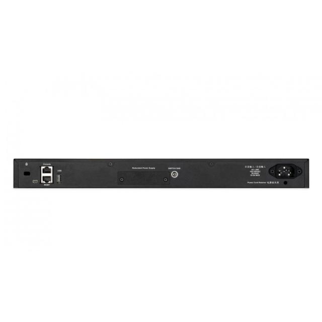 D-Link - DGS-3130-54PS Gestionado L3 Gigabit Ethernet (10/100/1000) Negro, Gris Energía sobre Ethernet (PoE)