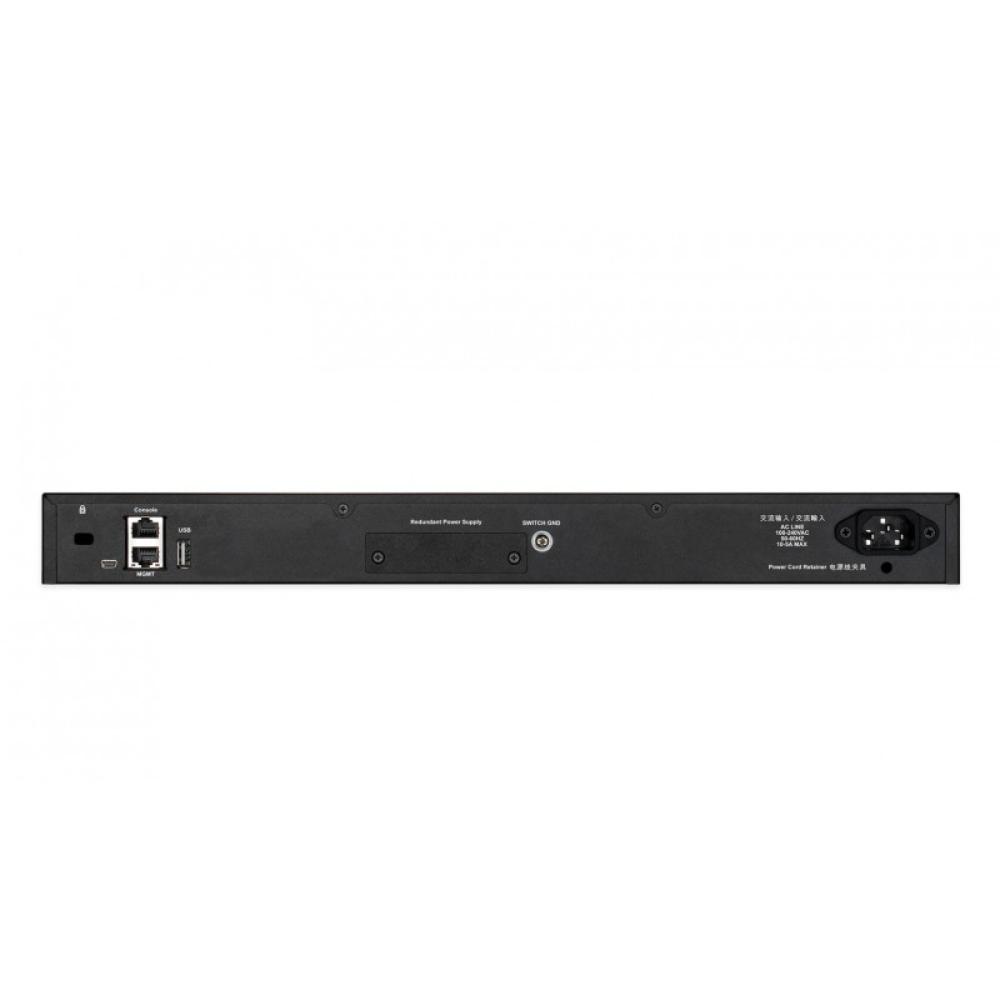 D-Link - DGS-3130-54PS Gestionado L3 Gigabit Ethernet (10/100/1000) Negro, Gris Energía sobre Ethernet (PoE)