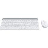 Logitech - 920-009199 teclado Ratón incluido Oficina RF inalámbrico Español Blanco
