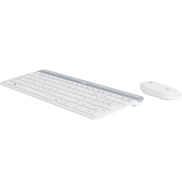 Logitech - 920-009199 teclado Ratón incluido Oficina RF inalámbrico Español Blanco