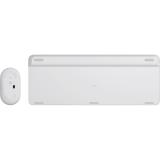 Logitech - 920-009199 teclado Ratón incluido Oficina RF inalámbrico Español Blanco
