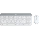 Logitech - 920-009199 teclado Ratón incluido Oficina RF inalámbrico Español Blanco