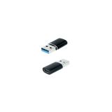 Nanocable - Adaptador USB-A 3.1 a USB-C, USB-A/M-USB-C/H, Negro