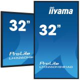 iiyama - LH3260HS-B1AG pantalla de señalización Pizarra de caballete digital 80 cm (31.5") LED Wifi 500 cd / m² Full HD Negro Pr