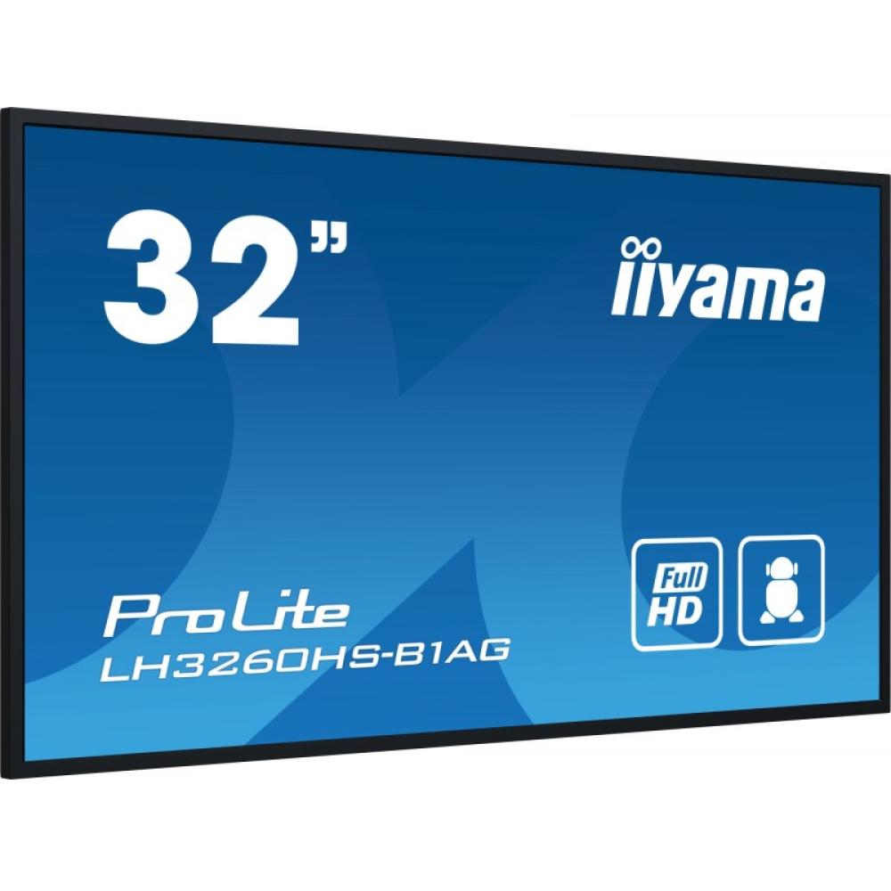 iiyama - LH3260HS-B1AG pantalla de señalización Pizarra de caballete digital 80 cm (31.5") LED Wifi 500 cd / m² Full HD Negro Pr