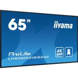 iiyama - LH6560UHS-B2AG pantalla de señalización Pizarra de caballete digital 163,8 cm (64.5") LED Wifi 500 cd / m² 4K Ultra HD