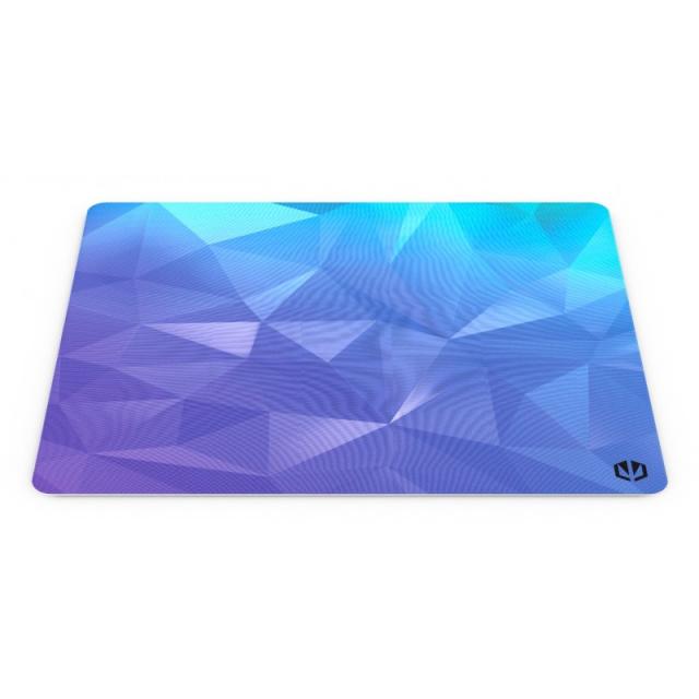ENDORFY - Crystal Blue L Alfombrilla de ratón para juegos Negro, Azul