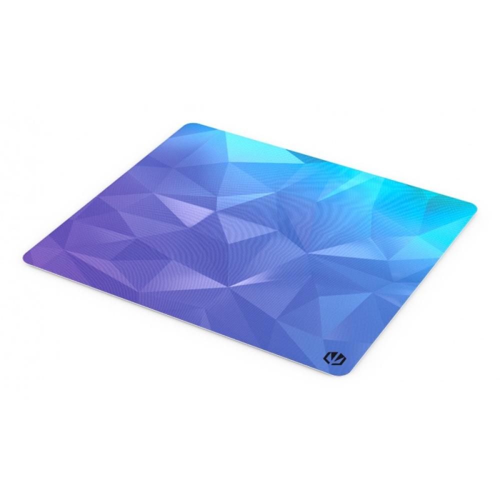 ENDORFY - Crystal Blue L Alfombrilla de ratón para juegos Negro, Azul
