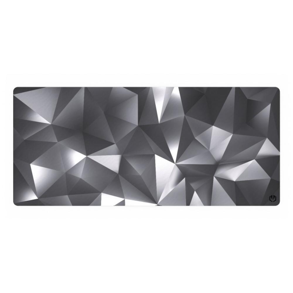 ENDORFY - Crystal Black XL Alfombrilla de ratón para juegos Negro, Gris, Blanco
