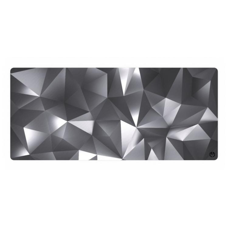 ENDORFY - Crystal Black XL Alfombrilla de ratón para juegos Negro, Gris, Blanco