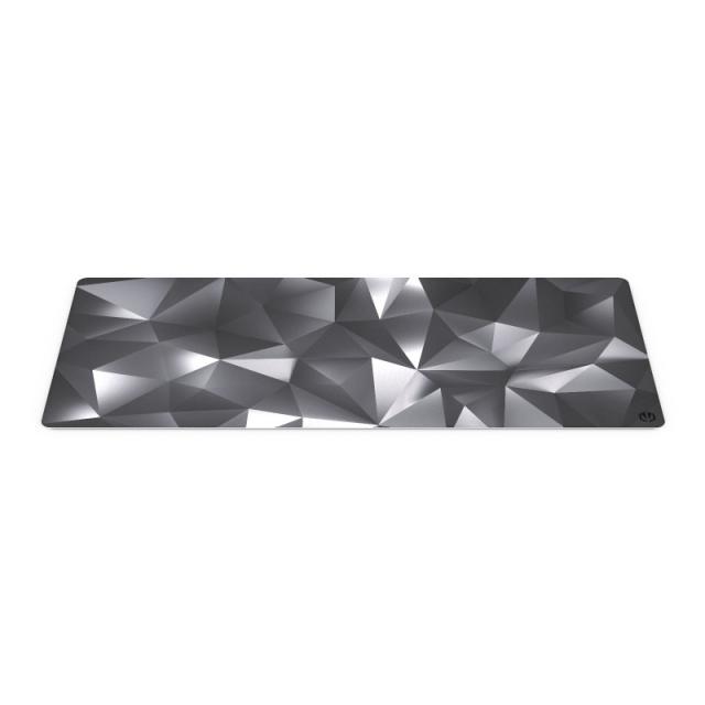 ENDORFY - Crystal Black XL Alfombrilla de ratón para juegos Negro, Gris, Blanco
