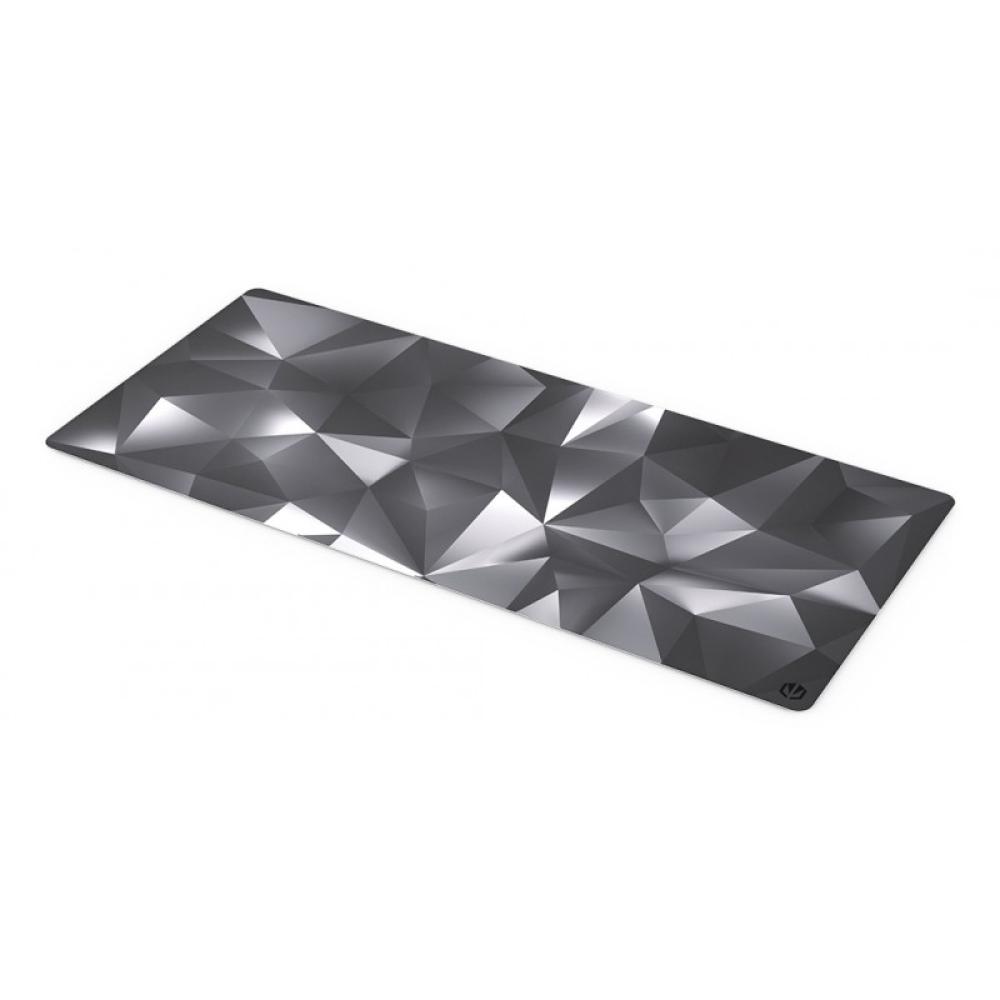 ENDORFY - Crystal Black XL Alfombrilla de ratón para juegos Negro, Gris, Blanco