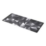 ENDORFY - Crystal Black XL Alfombrilla de ratón para juegos Negro, Gris, Blanco