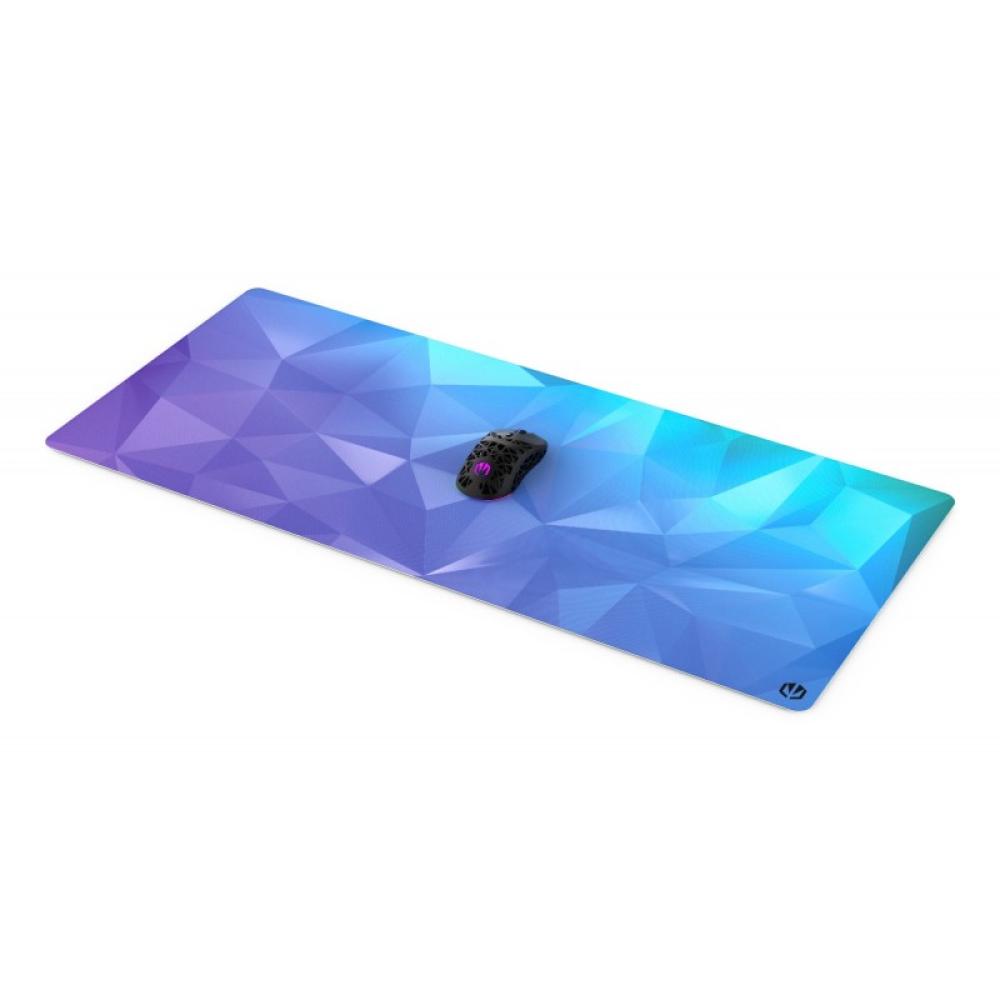 ENDORFY - Crystal Blue XL Alfombrilla de ratón para juegos Negro, Azul
