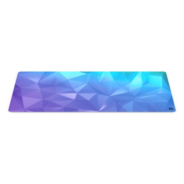 ENDORFY - Crystal Blue XL Alfombrilla de ratón para juegos Negro, Azul