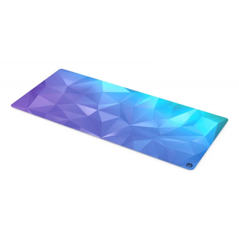 ENDORFY - Crystal Blue XL Alfombrilla de ratón para juegos Negro, Azul