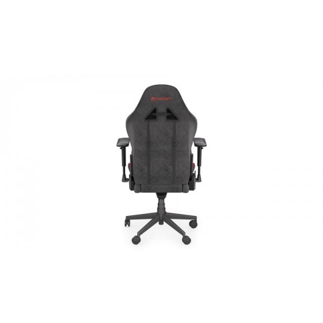 ENDORFY - Scrim RD Butaca para jugar Asiento de malla Negro, Rojo