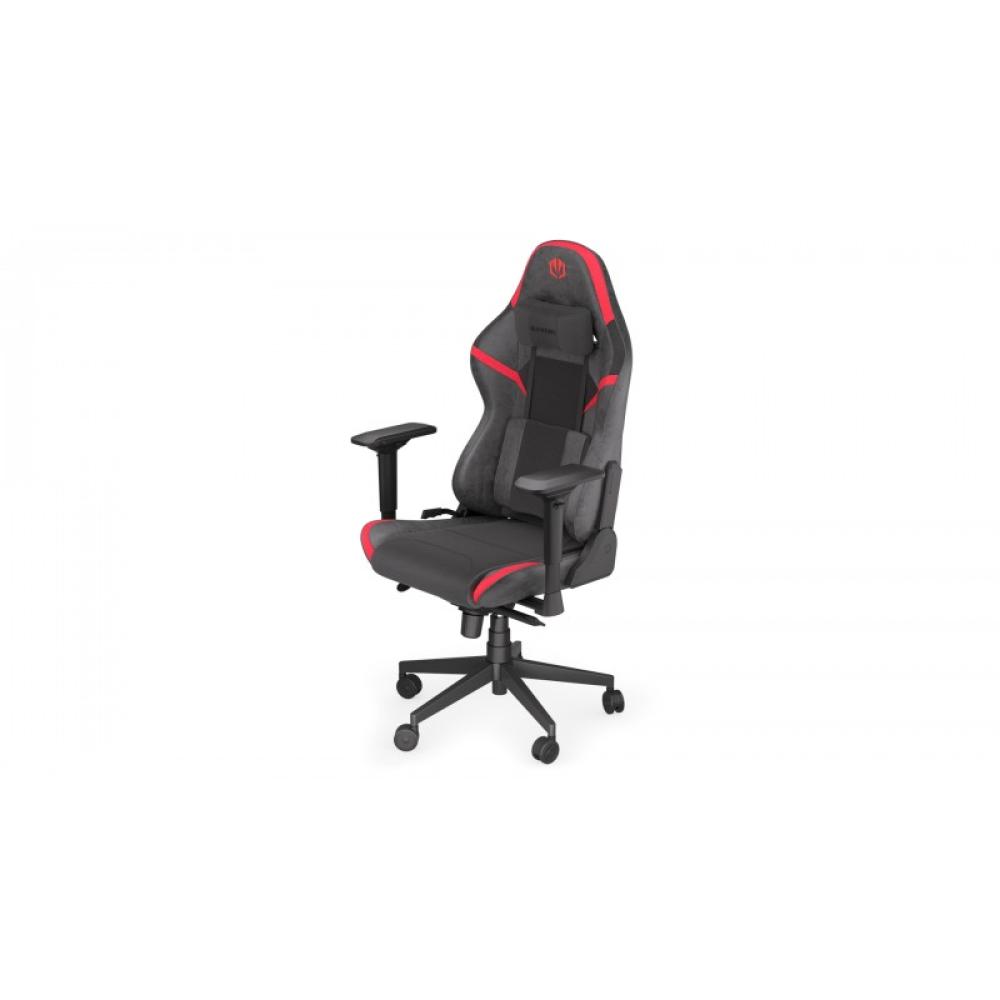 ENDORFY - Scrim RD Butaca para jugar Asiento de malla Negro, Rojo