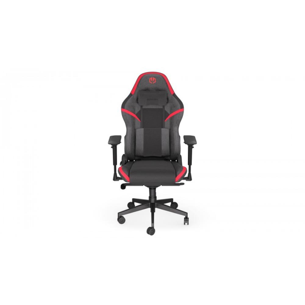 ENDORFY - Scrim RD Butaca para jugar Asiento de malla Negro, Rojo