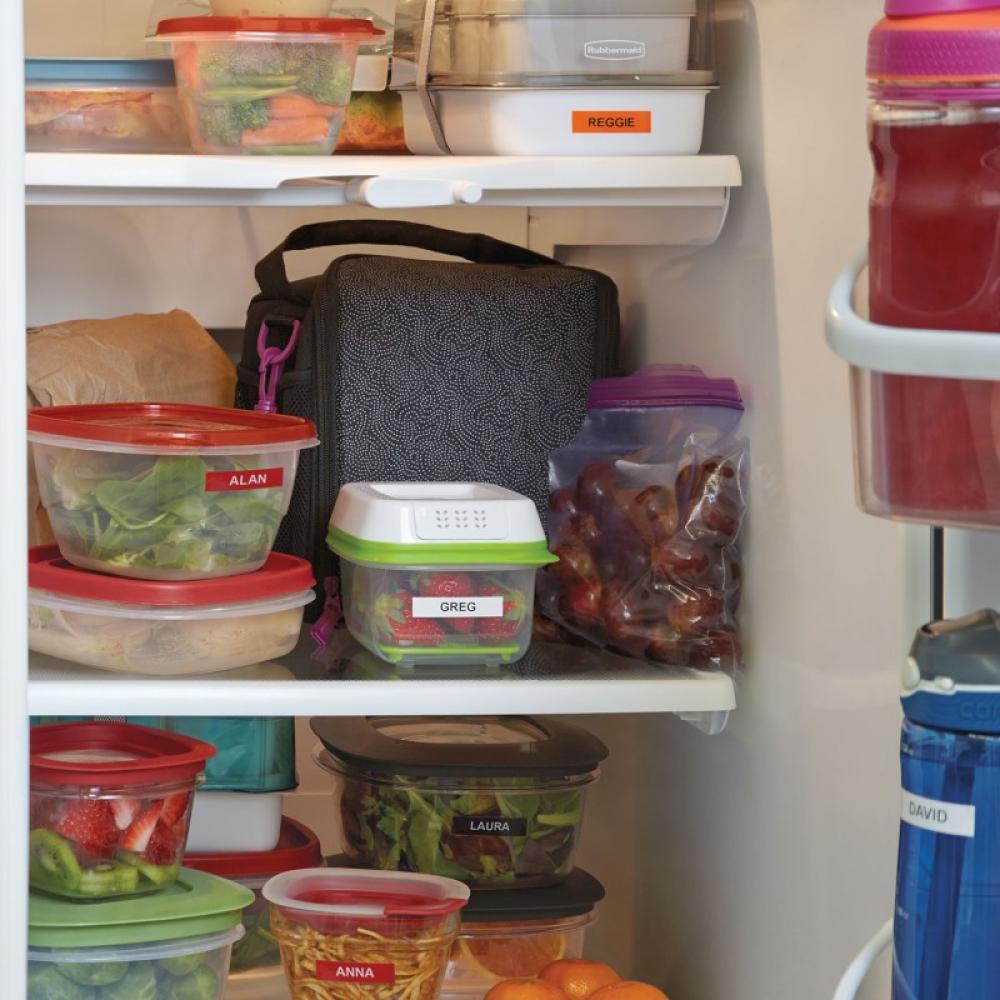 DYMO - D1 - Etiquetas Durable - negro sobre naranja - 12mm x 3m