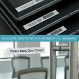 DYMO - D1 - Etiquetas Durable - negro sobre naranja - 12mm x 3m