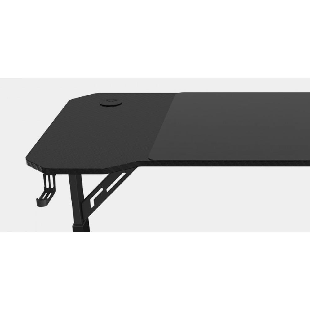 Mars Gaming - MGD-ERGO140, Mesa Altura Ajustable 3 Posiciones, Superficie Ergonómica, Estructura Metálica, Alfombri - MGDERGO140