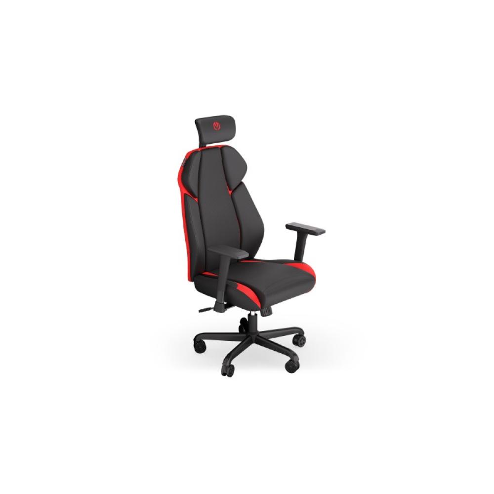 ENDORFY - Meta RD Butaca para jugar Asiento acolchado Negro, Rojo
