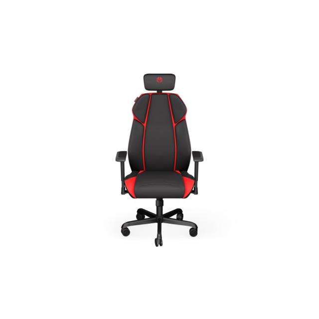 ENDORFY - Meta RD Butaca para jugar Asiento acolchado Negro, Rojo