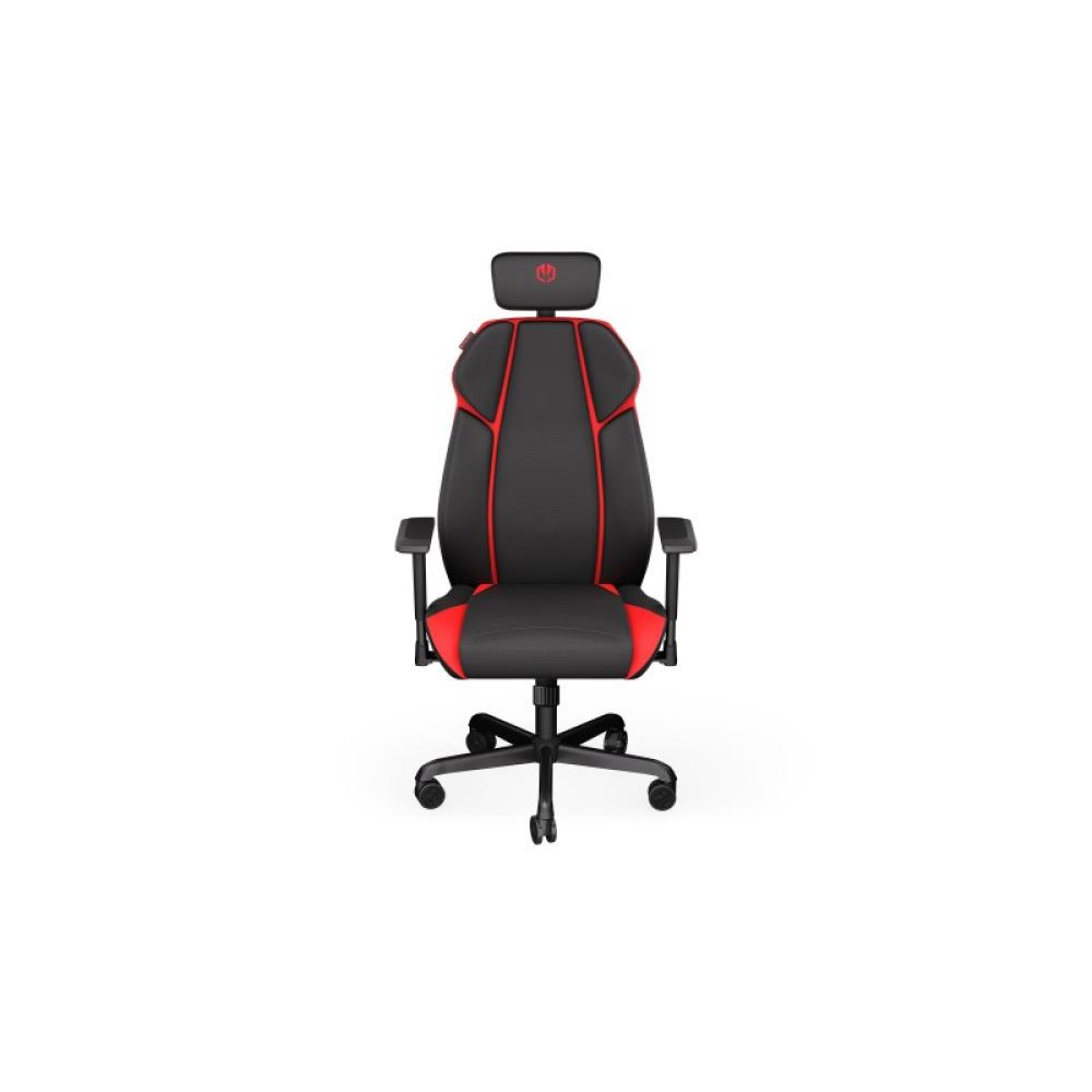ENDORFY - Meta RD Butaca para jugar Asiento acolchado Negro, Rojo