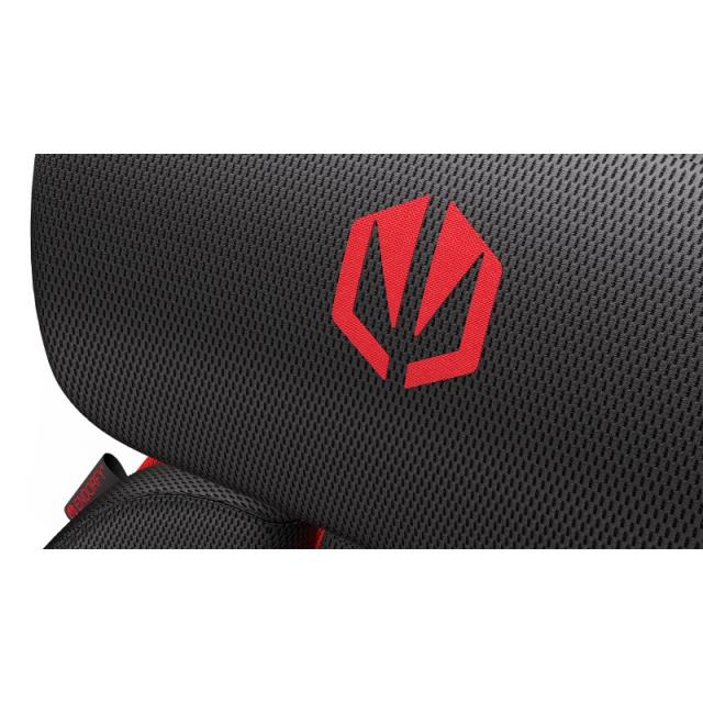 ENDORFY - Meta RD Butaca para jugar Asiento acolchado Negro, Rojo