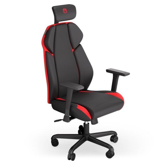 ENDORFY - Meta RD Butaca para jugar Asiento acolchado Negro, Rojo