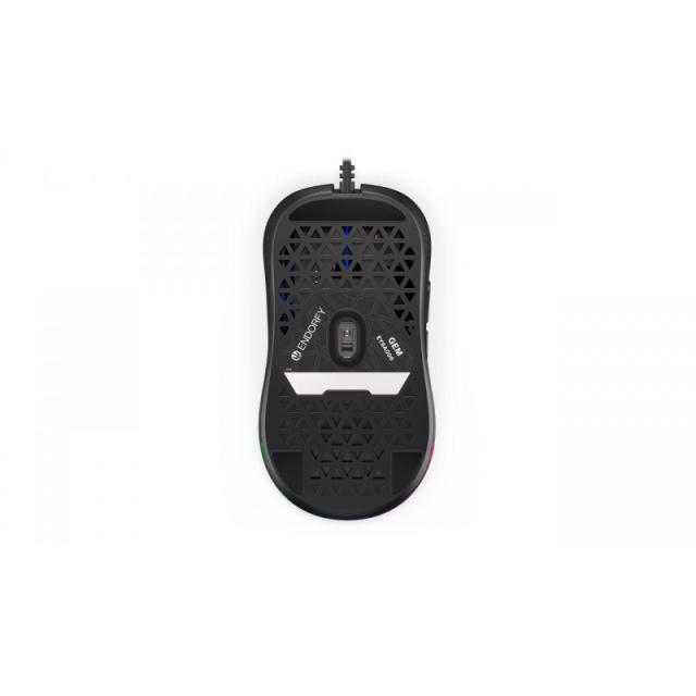 ENDORFY - GEM ratón Juego Ambidextro USB Tipo C Óptico 8000 DPI