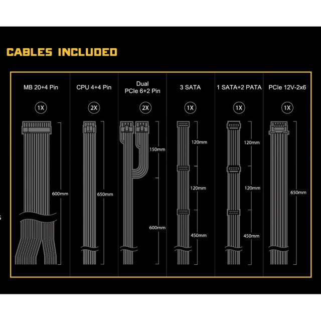 Asrock - Challenger CL-850G unidad de fuente de alimentación 850 W 20+4 pin ATX ATX Negro