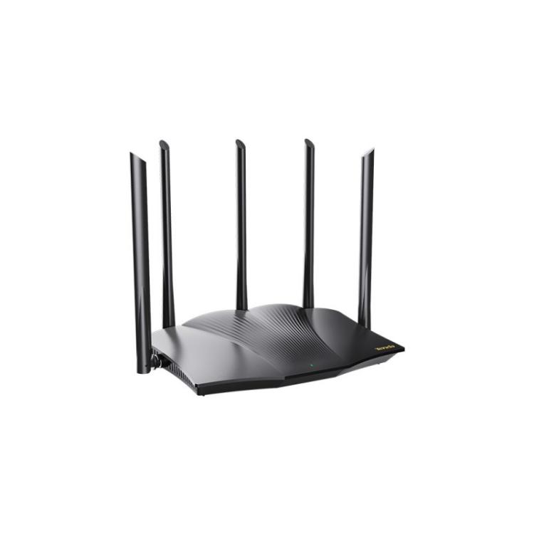 Tenda - TX12 PRO router inalámbrico Ethernet rápido Doble banda (2,4 GHz / 5 GHz) Negro