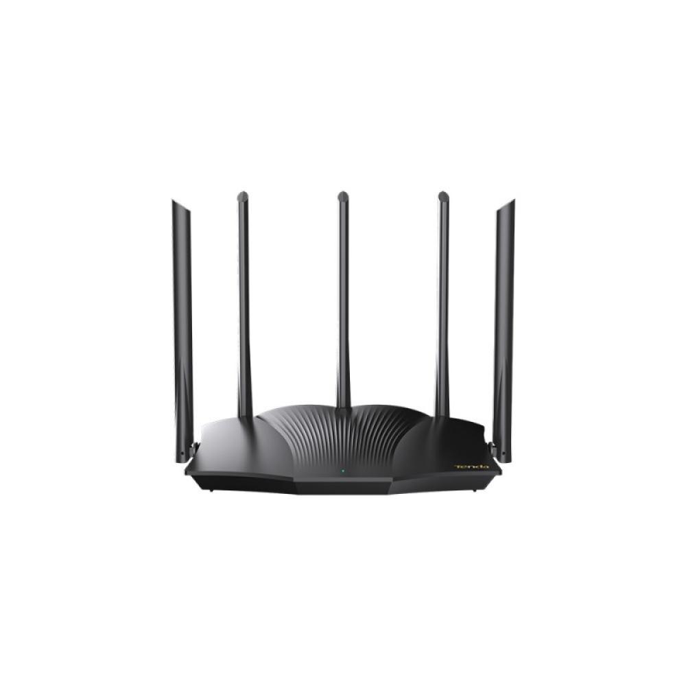 Tenda - TX12 PRO router inalámbrico Ethernet rápido Doble banda (2,4 GHz / 5 GHz) Negro