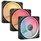 Corsair - iCUE LINK LX120-R RGB Carcasa del ordenador Ventilador 12 cm Negro 3 pieza(s)