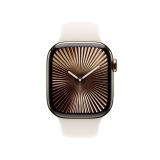Apple - Watch Series 10 OLED 42 mm Digital 374 x 446 Pixeles Pantalla táctil 4G Oro Wifi GPS (satélite)