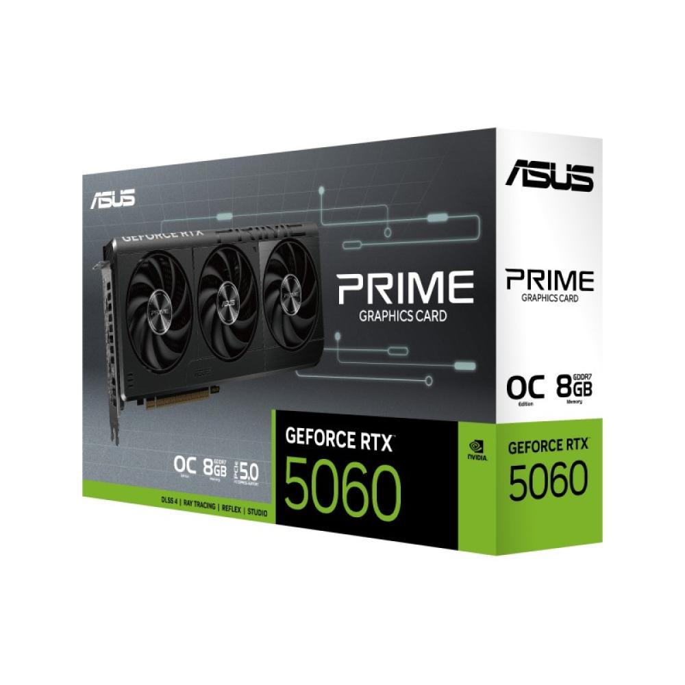 ASUS - Prime -RTX5060-O8G NVIDIA GeForce RTX 5060 8 GB GDDR7