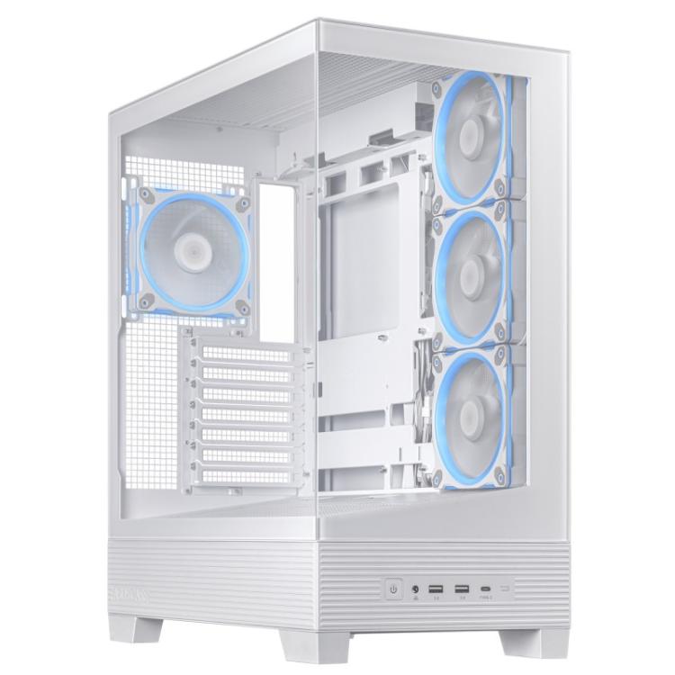 ASUS - A31 Plus TG ARGB WHITE Midi Tower Blanco