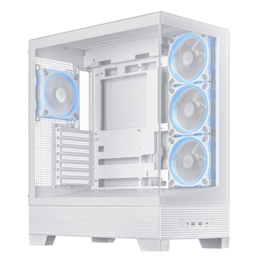 ASUS - A31 Plus TG ARGB WHITE Midi Tower Blanco