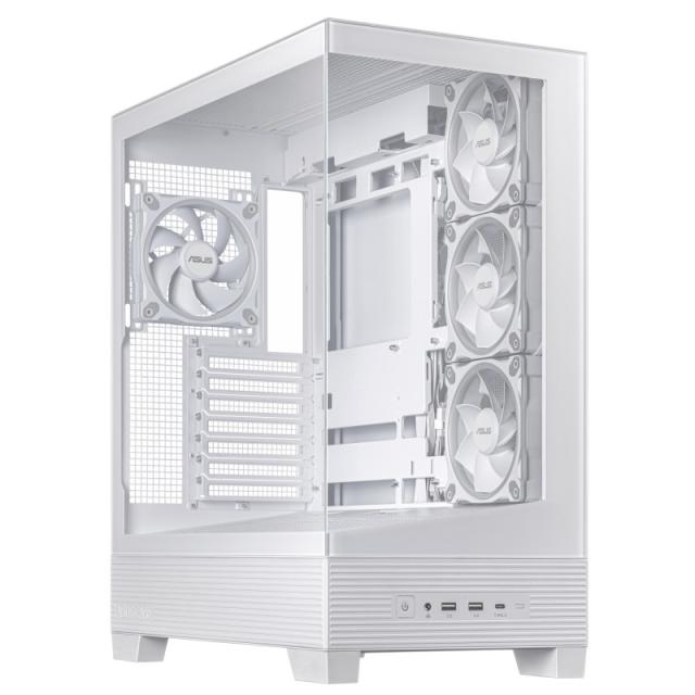 ASUS - A31 Plus TG ARGB WHITE Midi Tower Blanco