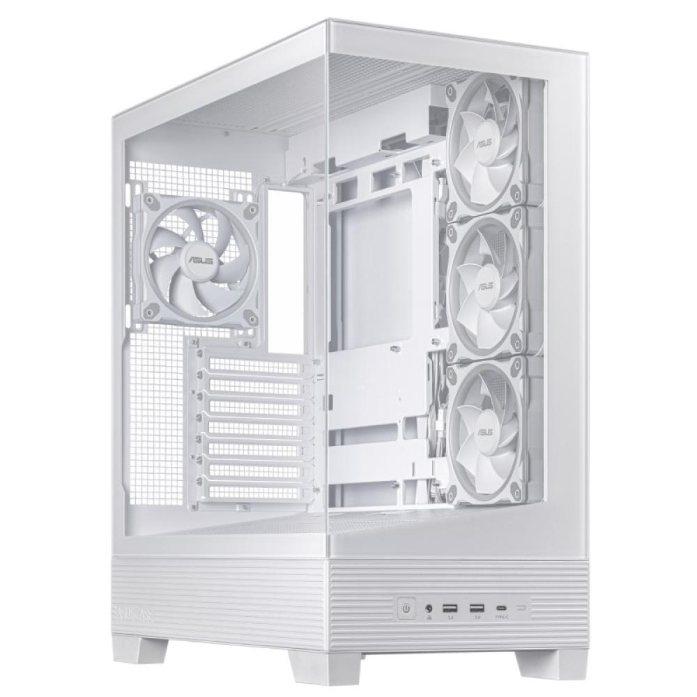 ASUS - A31 Plus TG ARGB WHITE Midi Tower Blanco