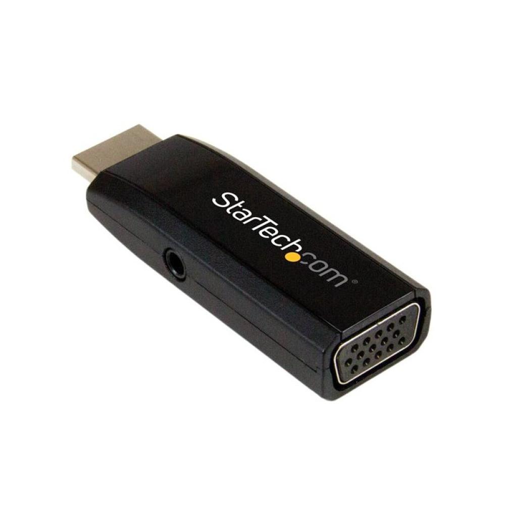 StarTech.com - Adaptador compacto de vídeo HDMI a VGA con audio