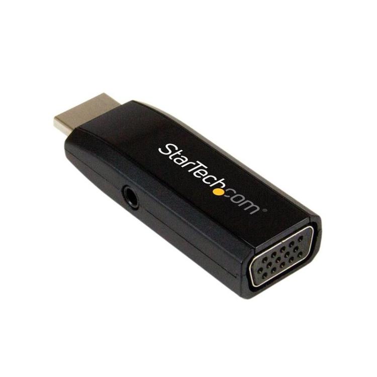 StarTech.com - Adaptador compacto de vídeo HDMI a VGA con audio