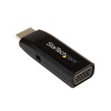 StarTech.com - Adaptador compacto de vídeo HDMI a VGA con audio
