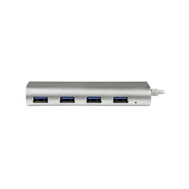StarTech.com - Hub Ladrón USB 3.0 de 4 Puertos - Hub Concentrador USB-A - Alimentado por el Bus - 5Gbps - Hub USB Portátil - Car