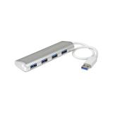 StarTech.com - Hub Ladrón USB 3.0 de 4 Puertos - Hub Concentrador USB-A - Alimentado por el Bus - 5Gbps - Hub USB Portátil - Car