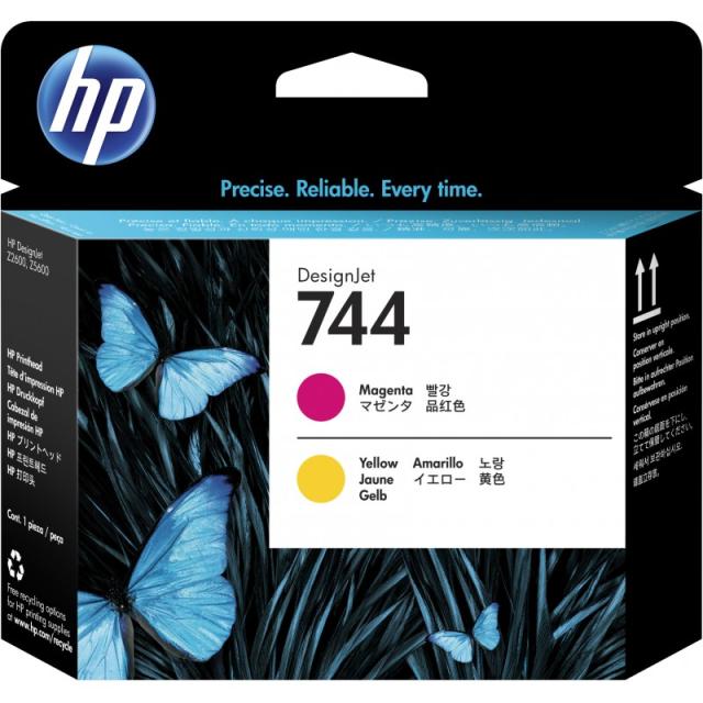 HP - Cabezal de impresión DesignJet 744 magenta/amarillo