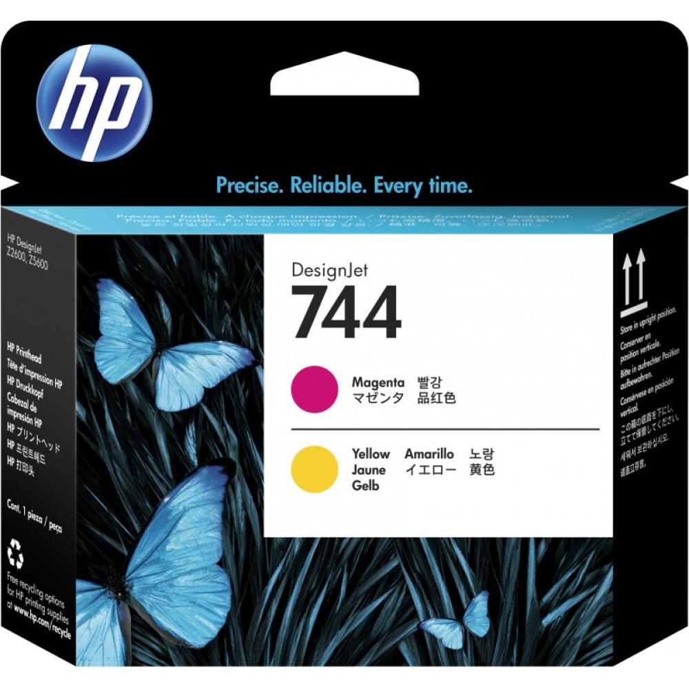 HP - Cabezal de impresión DesignJet 744 magenta/amarillo