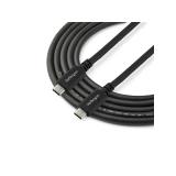 StarTech.com - Cable de 1,8m USB-C a USB-C - PD de 5A - USB TipoC - Certificado para Funcionar con Chromebook - USB-IF - M a M -